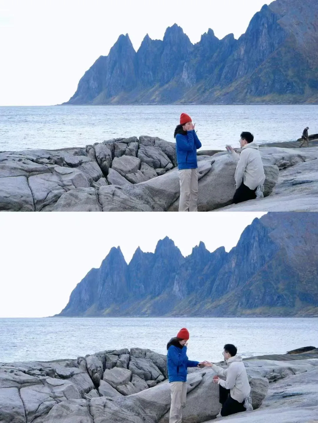挪威求婚现场